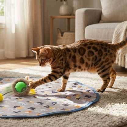 Mruczek™MeowQuest-Interaktywna Mata Aktywności Dla Kota